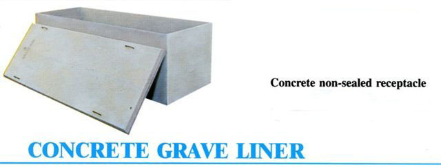 concrete grave liner